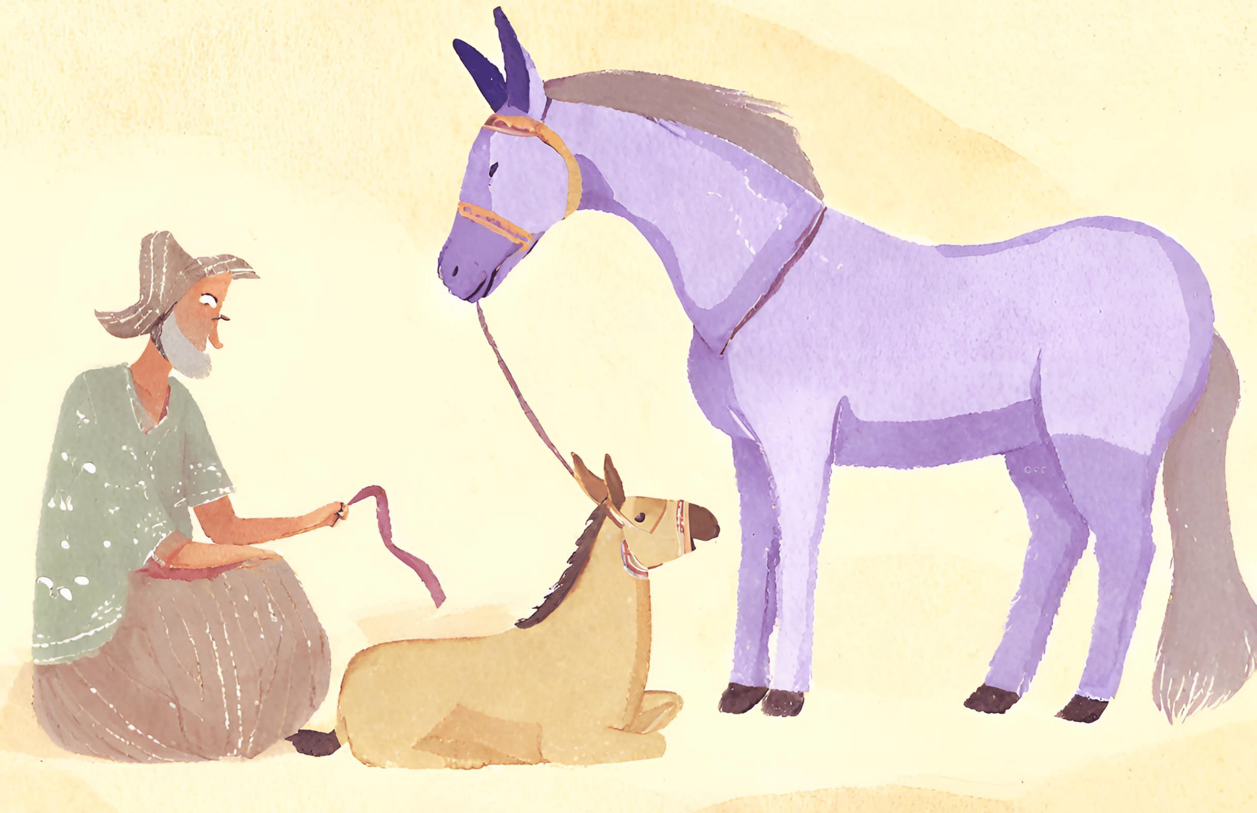 O cavalo e o burro